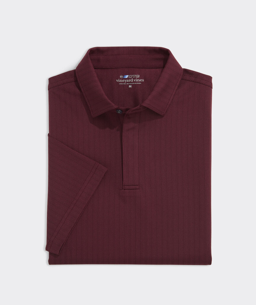 On-The-Go Herringbone Polo