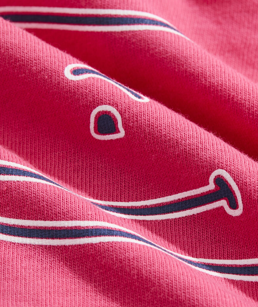 Boys' Stripe Whale Short-Sleeve Pocket Tee