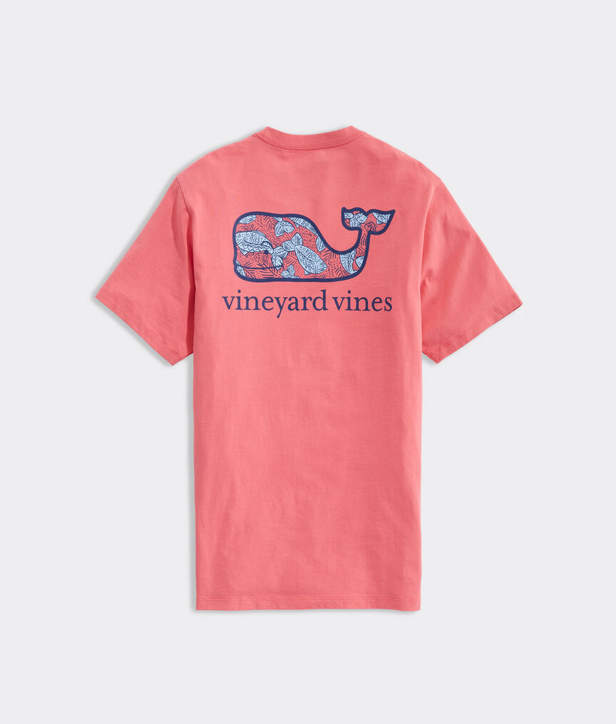 Fishing Whale Short-Sleeve Pocket Tee