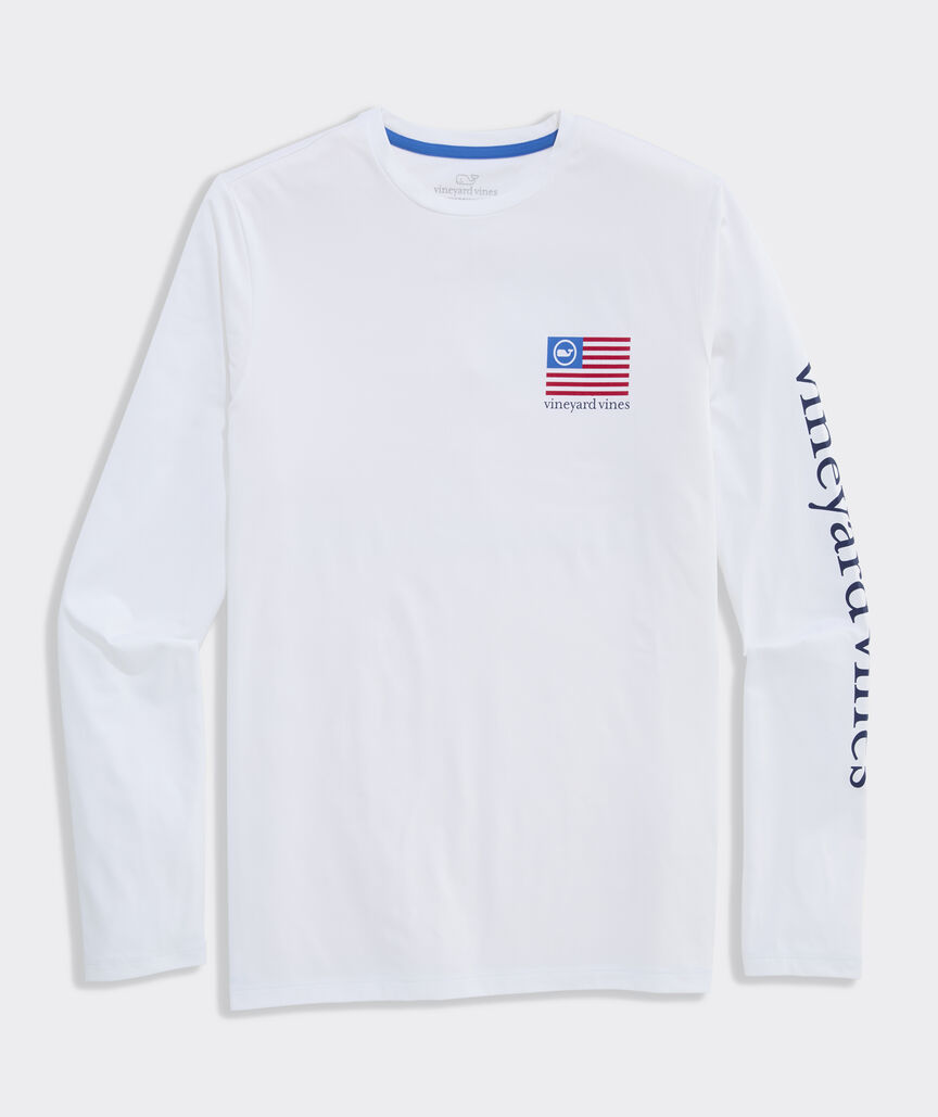 Performance Harbor Fish Flags Long-Sleeve Harbor Tee