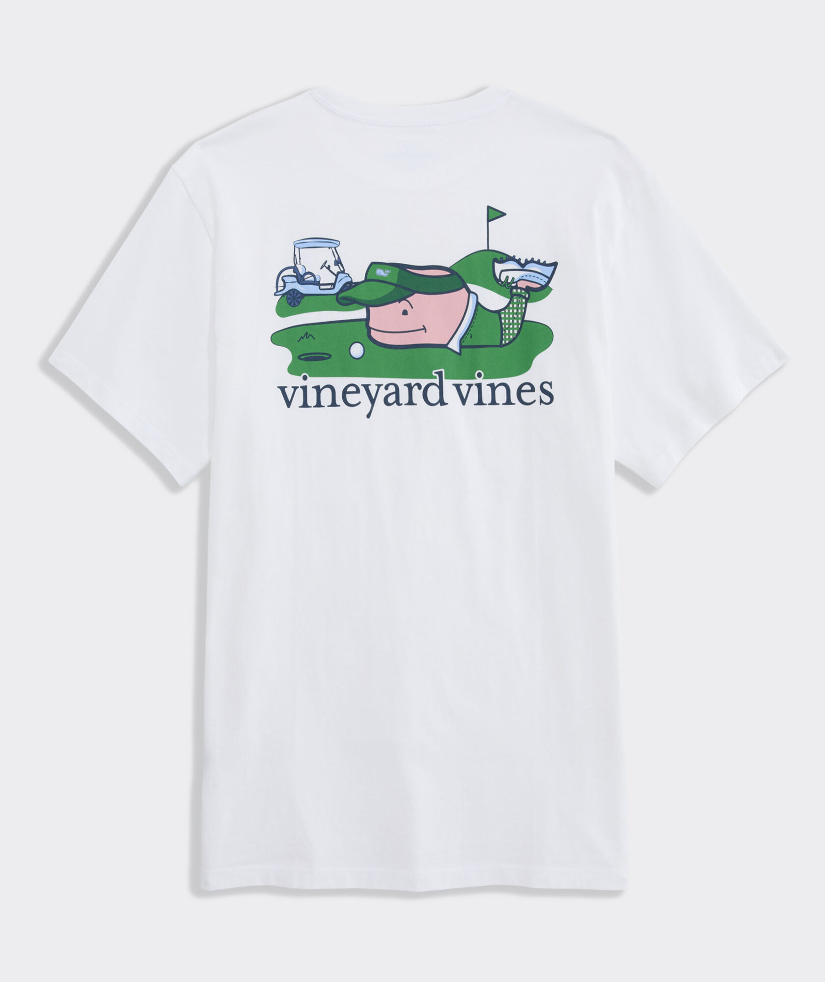 Golfer Whale Short-Sleeve Pocket Tee
