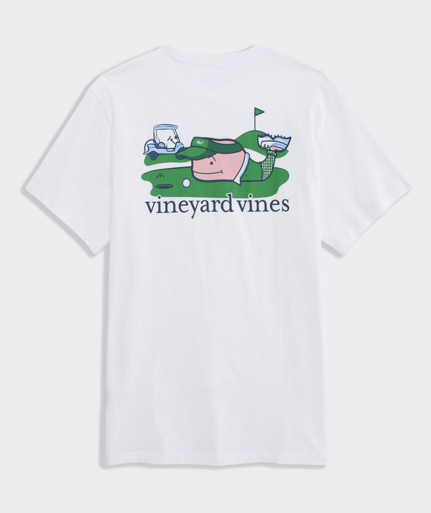 Golfer Whale Short-Sleeve Pocket Tee