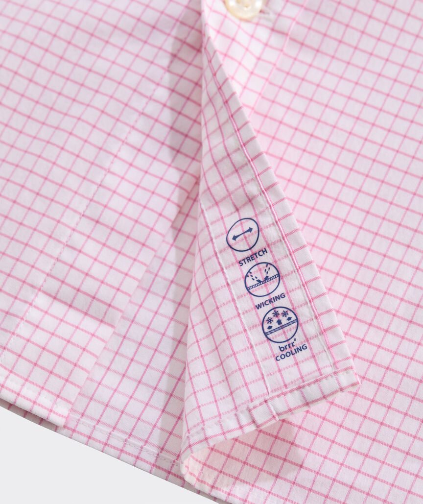 Performance Cotton Calabash Check Shirt