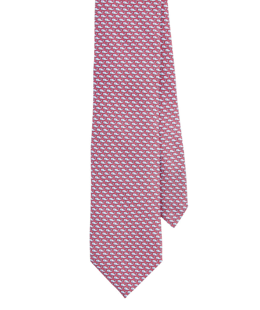 Vineyard Whale Printed Tie