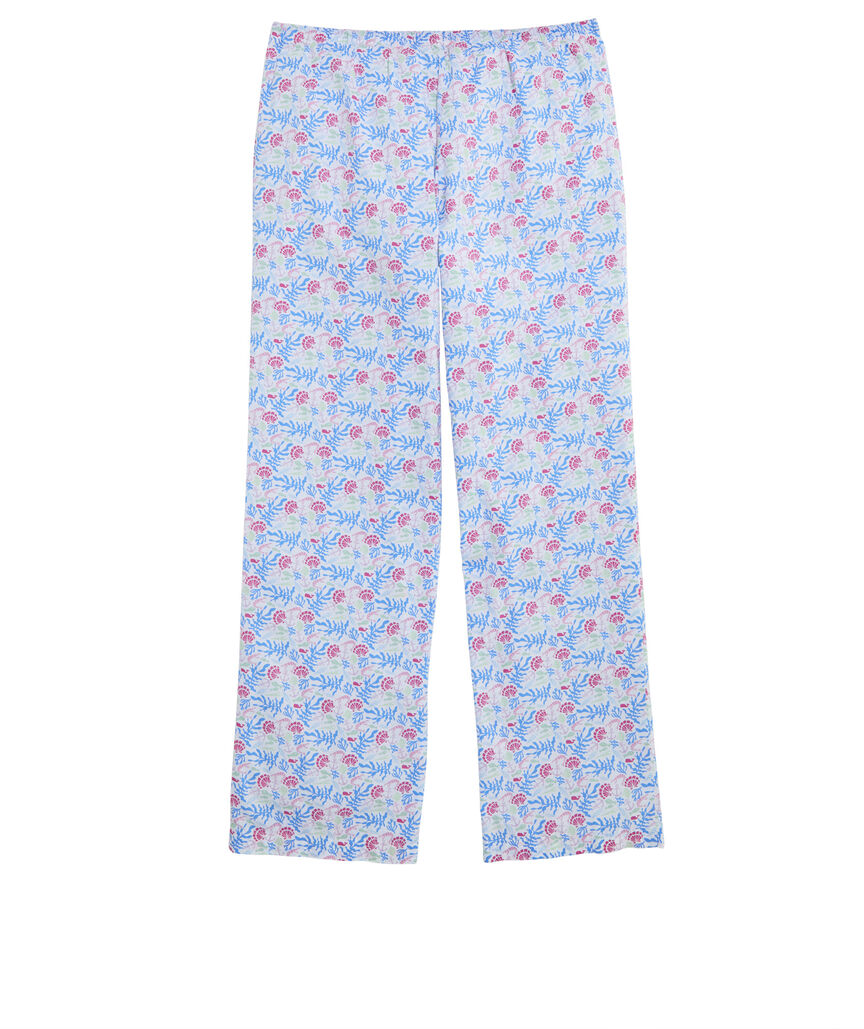 OUTLET Printed Poplin Lounge Pants