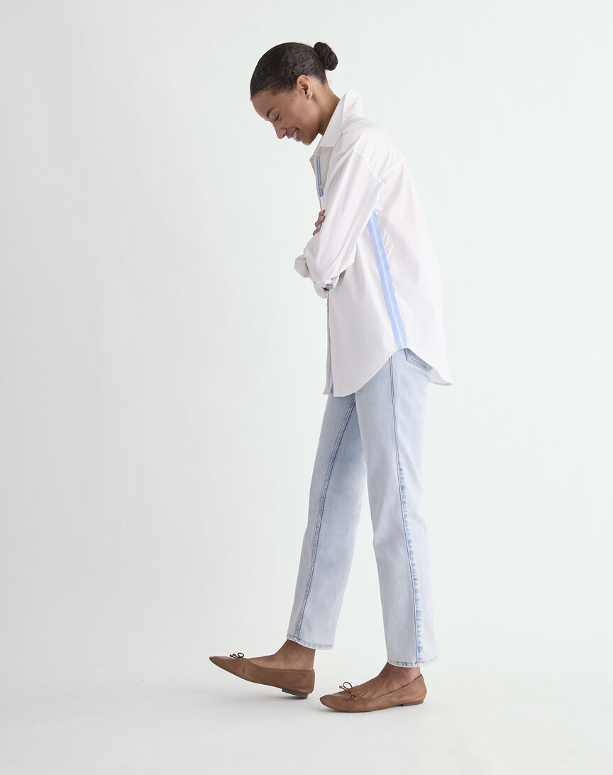 Birdie Grosgrain Button-Down