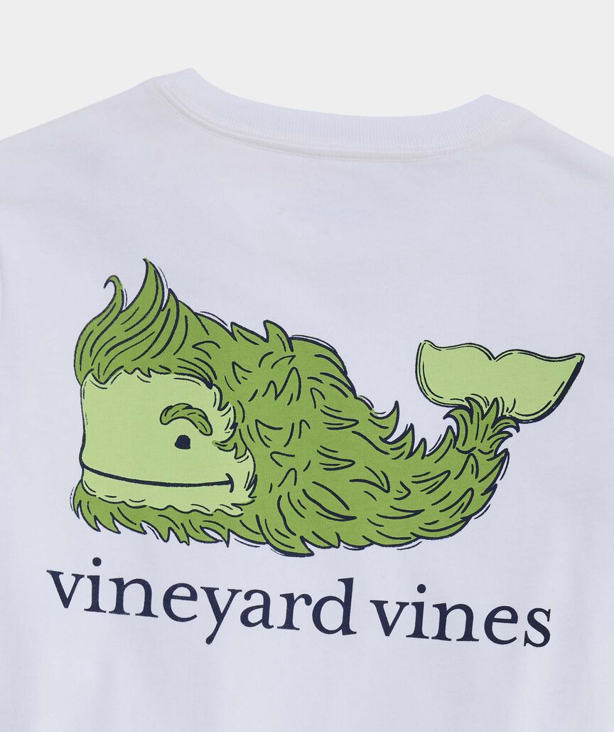 Boys' Holiday Grump Whale Long-Sleeve Pocket Tee