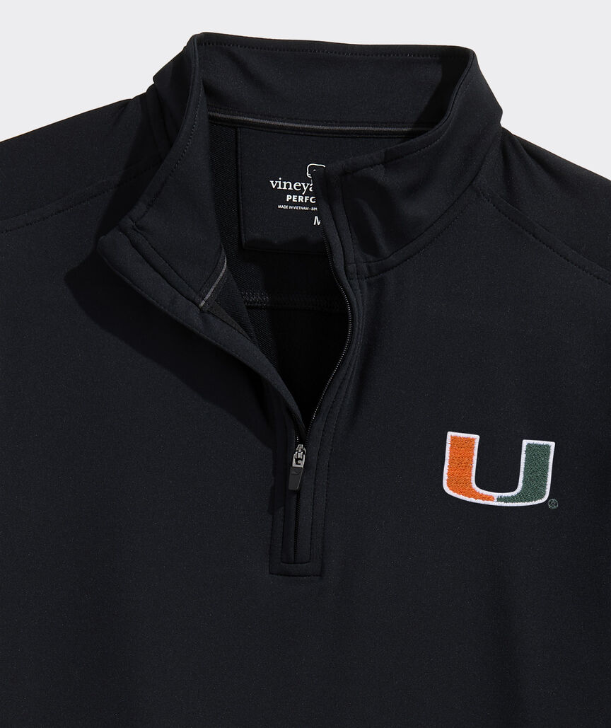 University of Miami Performance Clubhouse Quarter-Zip
