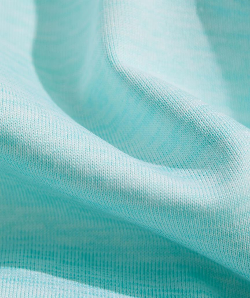 Palm Tree Surf Logo Long-Sleeve Harbor Performance Tee