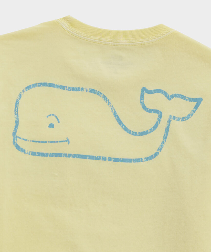 Boys' Glow-In-The-Dark Vintage Whale Short-Sleeve Pocket Tee