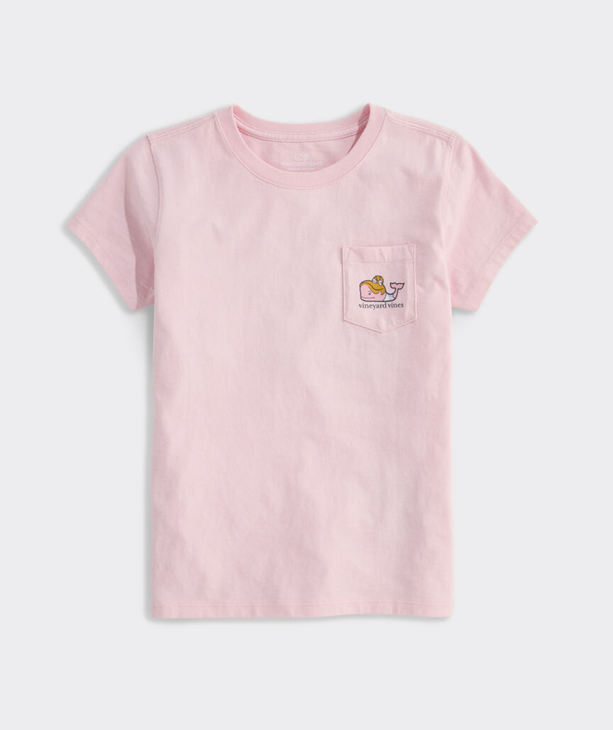 Girls' Gymnastics Winner Whale Short-Sleeve Pocket Tee