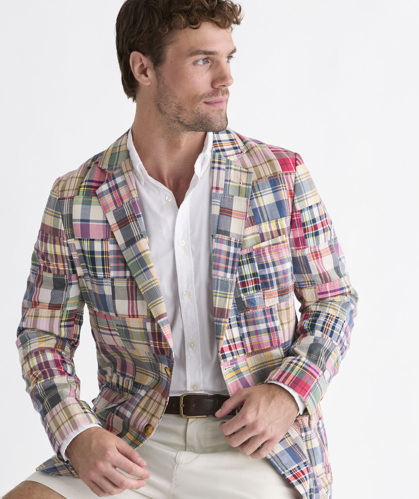 Madras Patchwork Vos Sport Coat