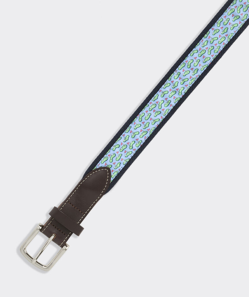 Golf Greens Canvas Club Belt