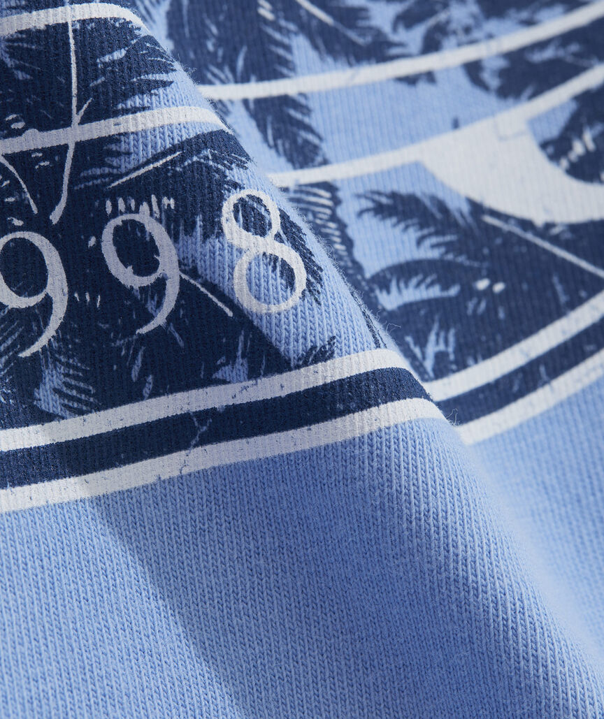 Drift-Dye Palm Surf Logo Short-Sleeve Pocket Tee