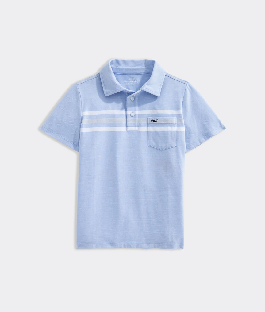 Boys' Chest Stripe Edgartown Polo