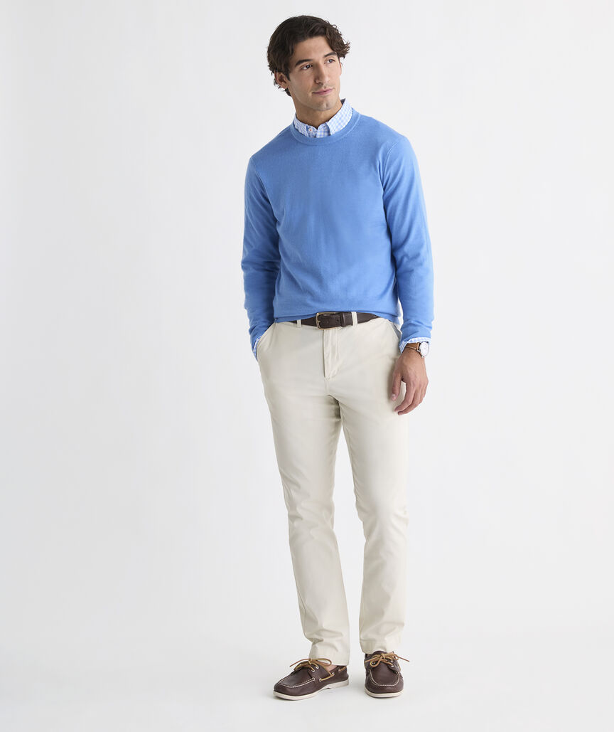 Cashmere Silk Crewneck Sweater