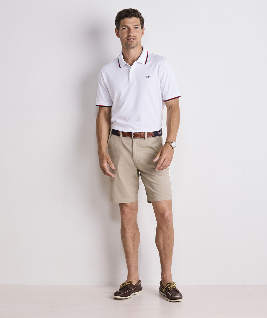 Tipped Edgartown Pique Polo