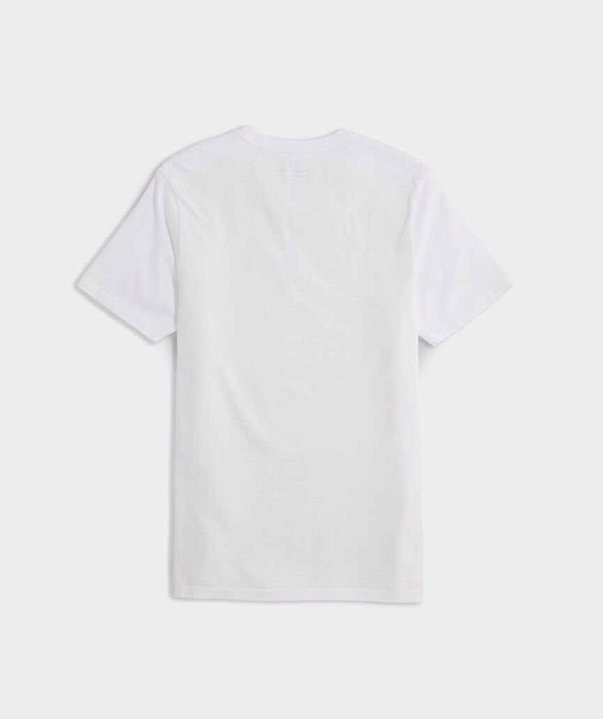 Heritage Wash Vineyard Vines Flag Whale Short-Sleeve Tee