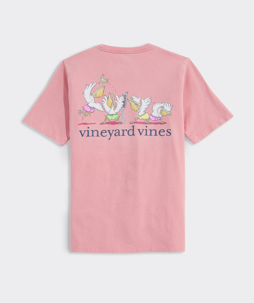 Boys' Drift Dye Pelican Volleyball Short-Sleeve Pocket Tee