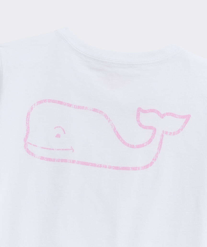 Girls' Vintage Whale Short-Sleeve Pocket Tee