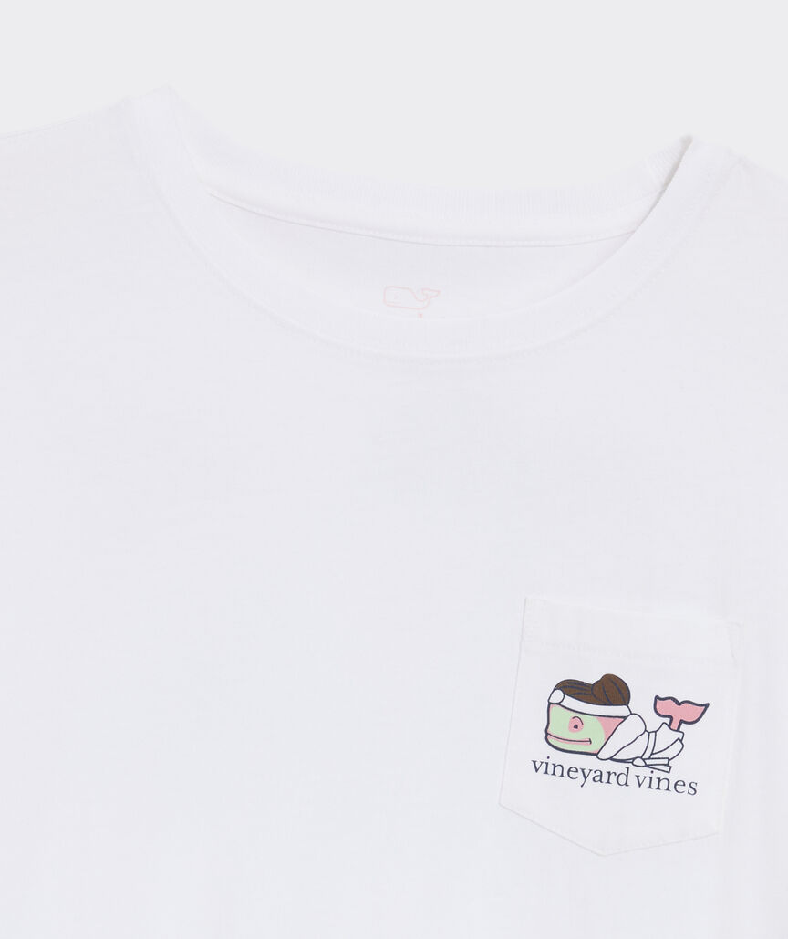 Women's Spa Whale Short-Sleeve Pocket Tee