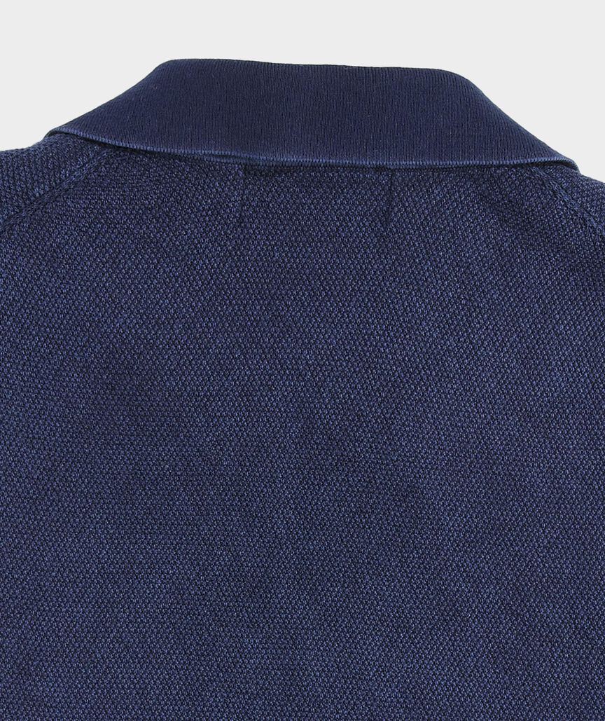 Garment-Dyed Surf Sweater Polo