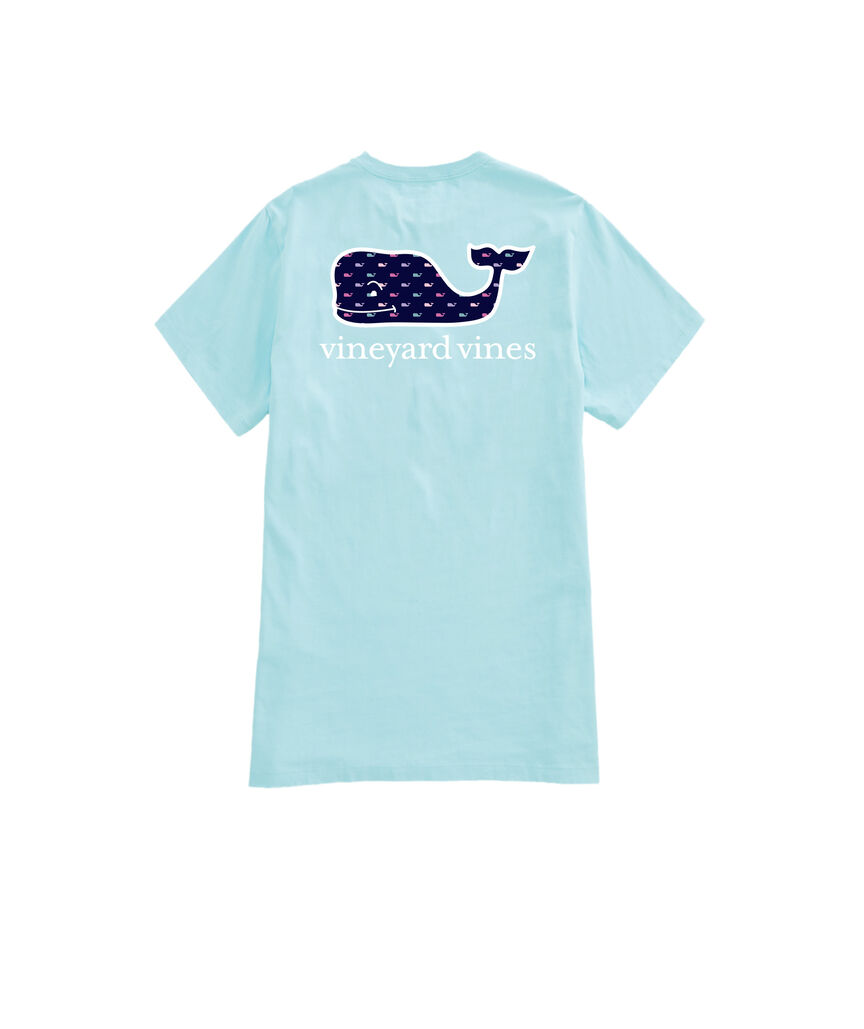OUTLET Women's Multi Whale Short-Sleeve Pocket Tee