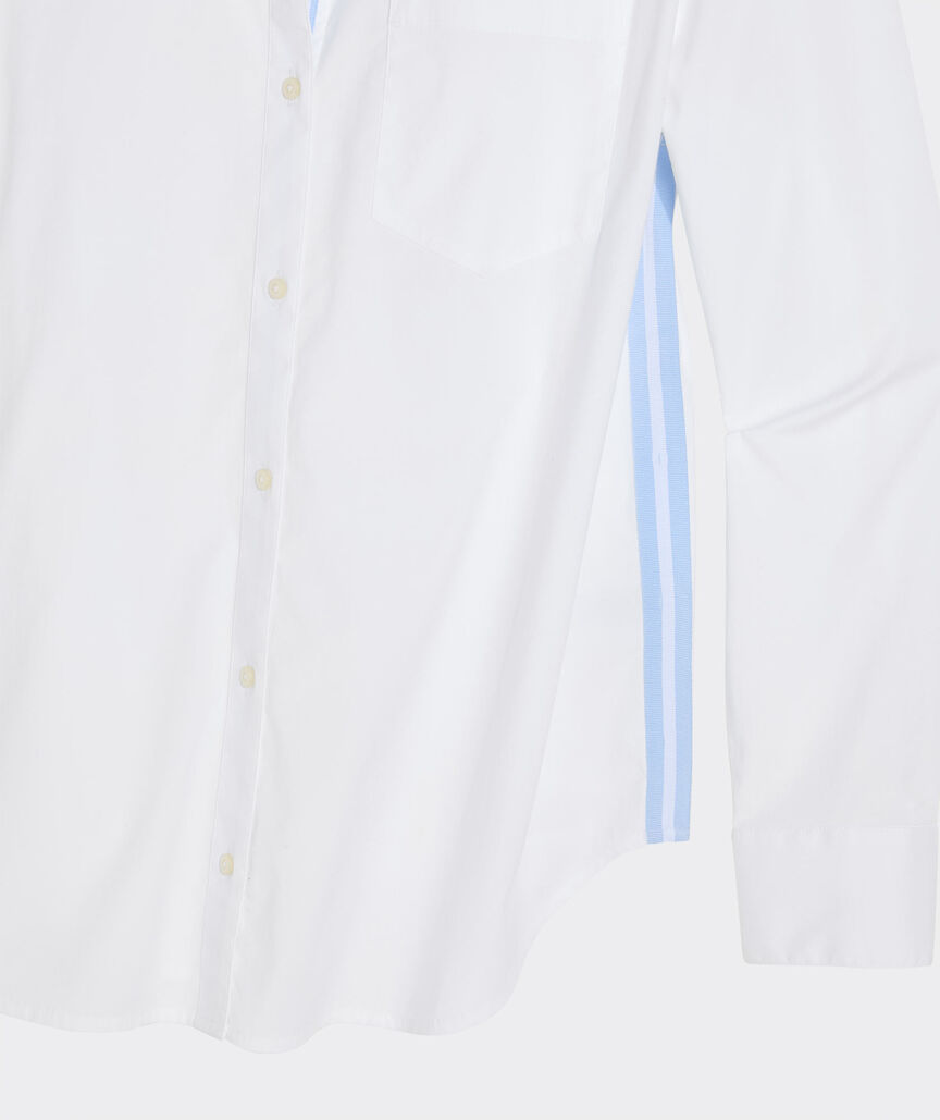 Birdie Grosgrain Button-Down