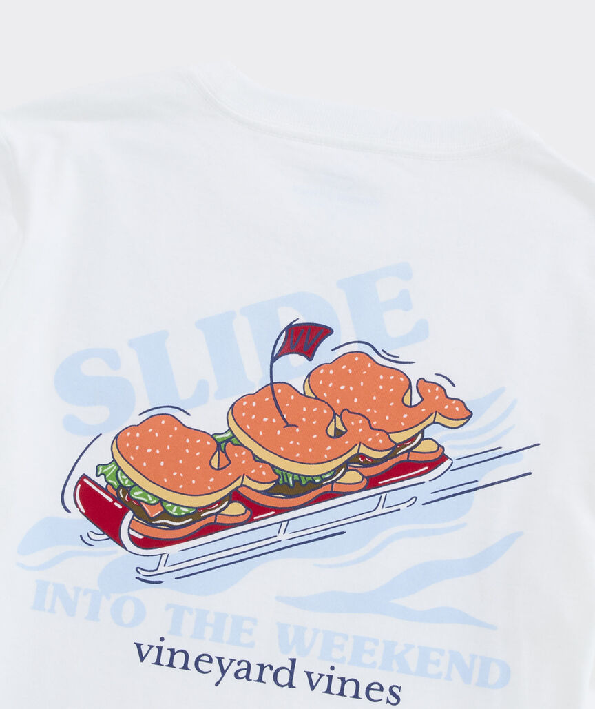 Boys' Whale Sliders Long-Sleeve Pocket Tee