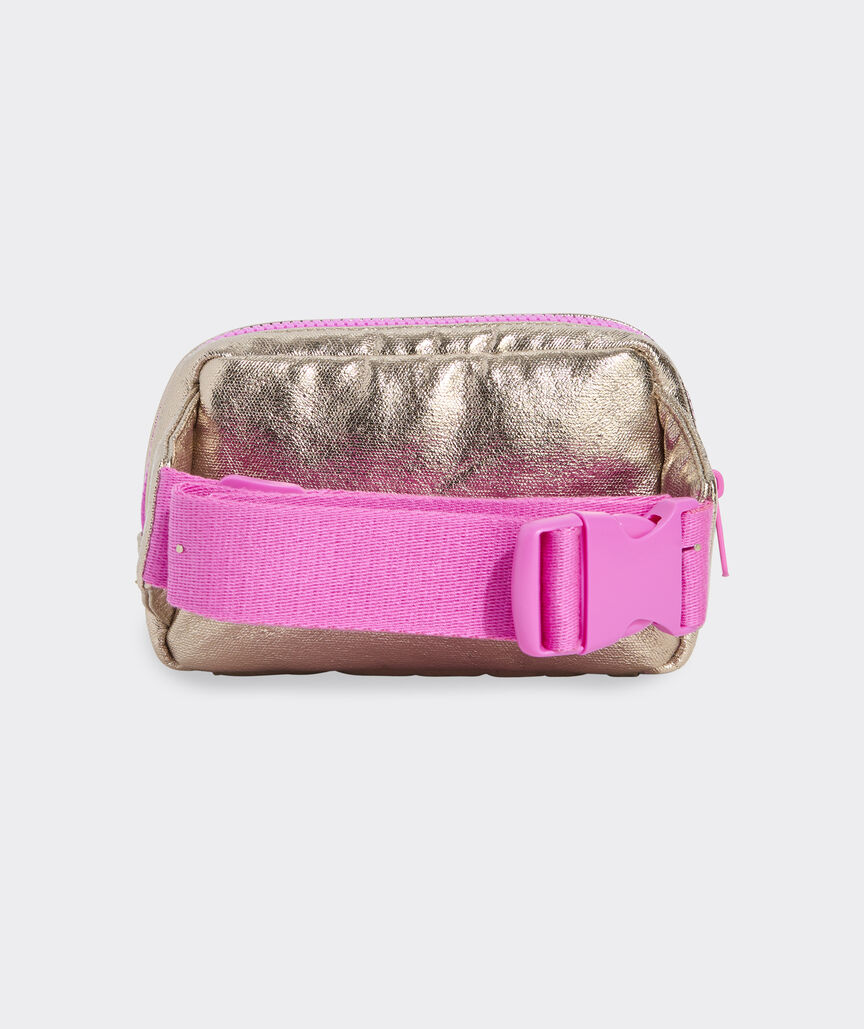 Girls' Metallic Belt Bag