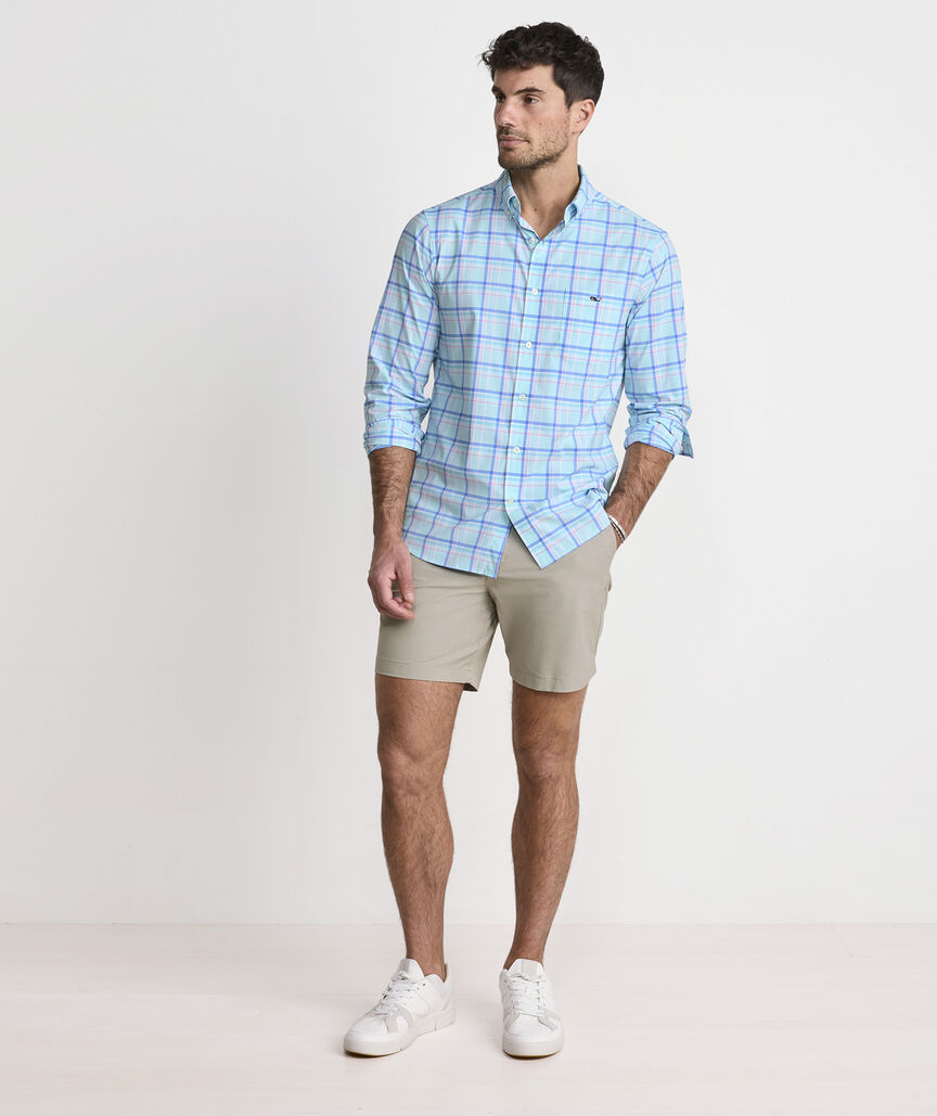 Performance Coconut Key Plaid Featherweight Shirt