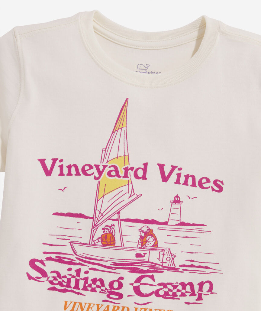 Girls' vineyard vines Sailing Camp Short-Sleeve Tee