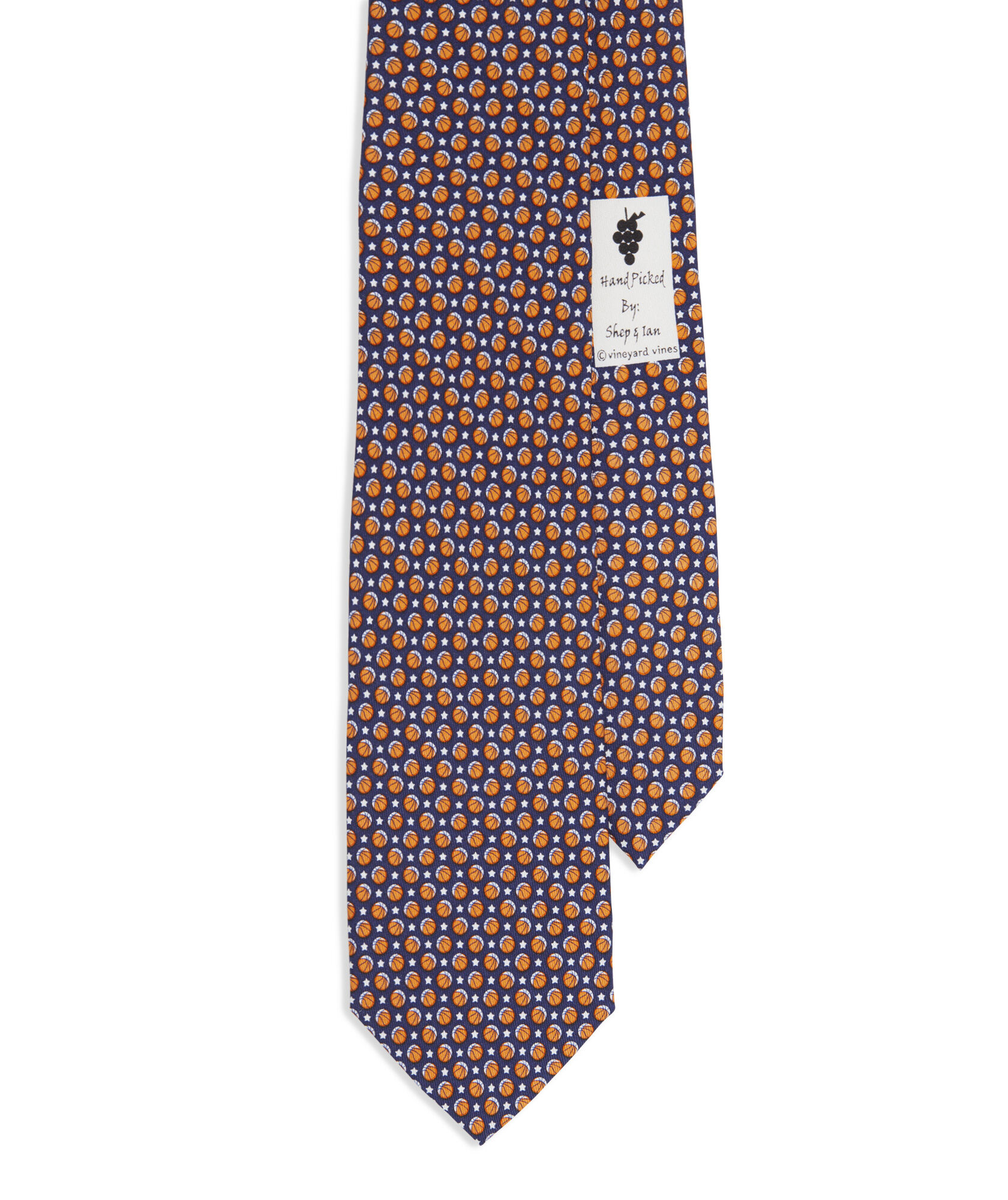 Boys' Basketball and Stars Printed Tie