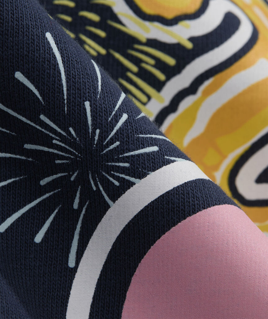 2026 New Year's Eve Whale Long-Sleeve Pocket Tee