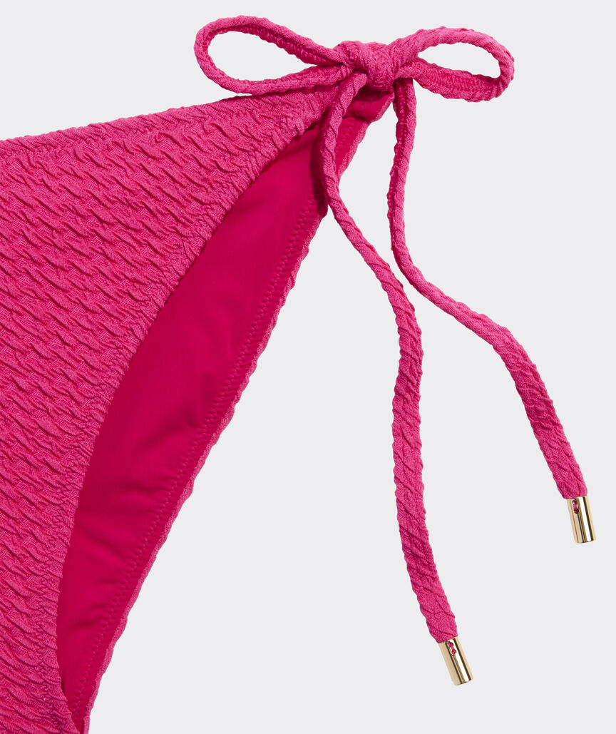 Textured Seagrove String Bikini Bottom
