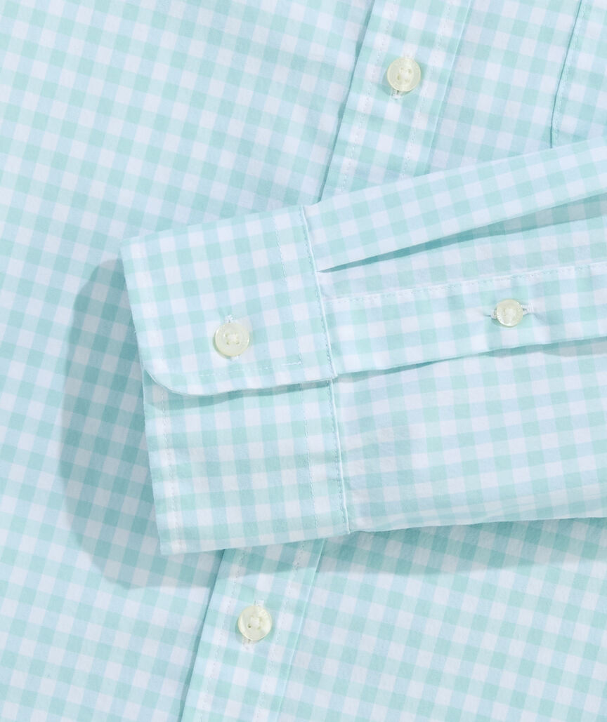 Performance Cotton Skysail Gingham Shirt