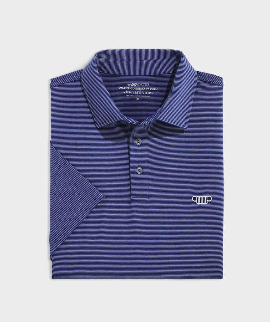 Jeep Collection St Jean Stripe Sankaty Polo