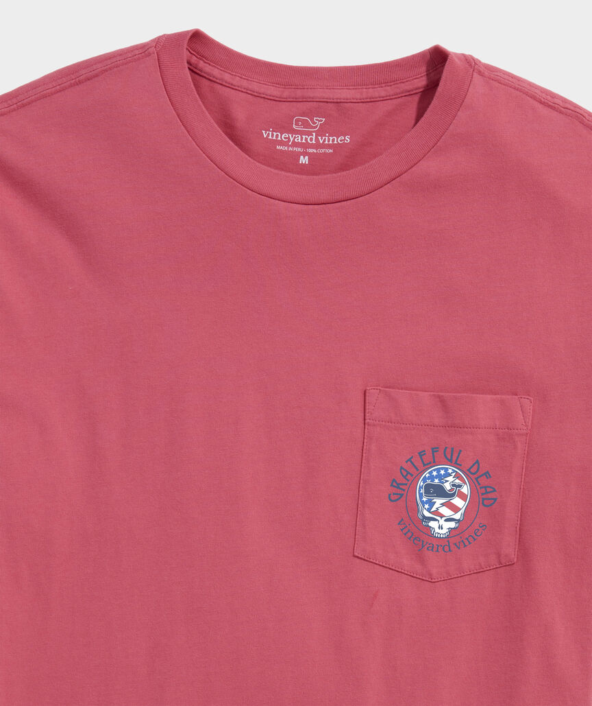 Grateful Dead x vineyard vines USA Short-Sleeve Pocket Tee