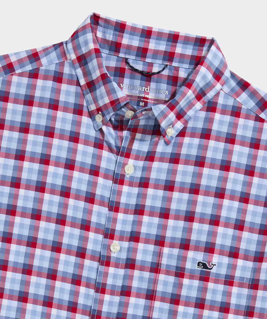 Performance Grenadine Check Featherweight Shirt