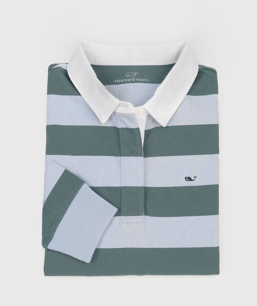 OUTLET Striped Rugby Top