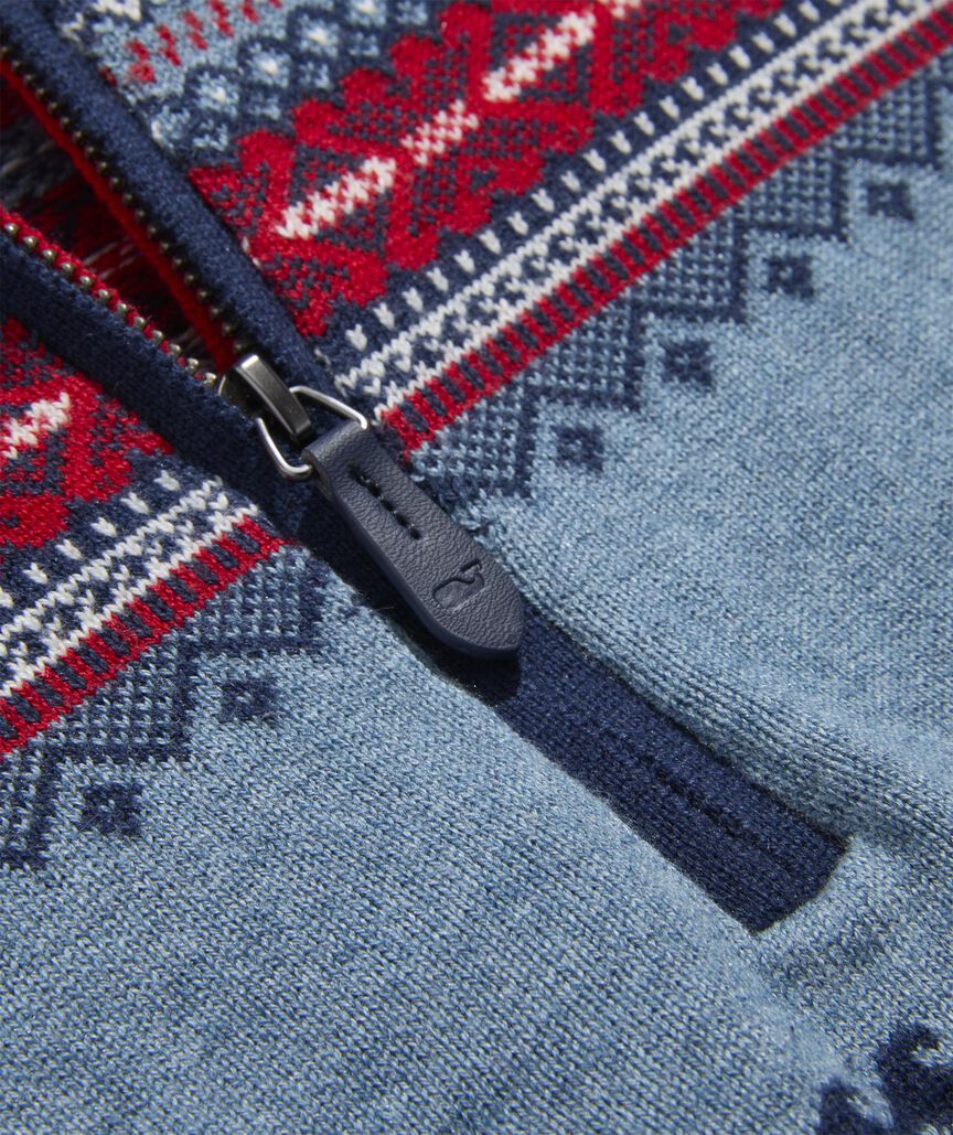 Fishing Fair Isle Quarter-Zip
