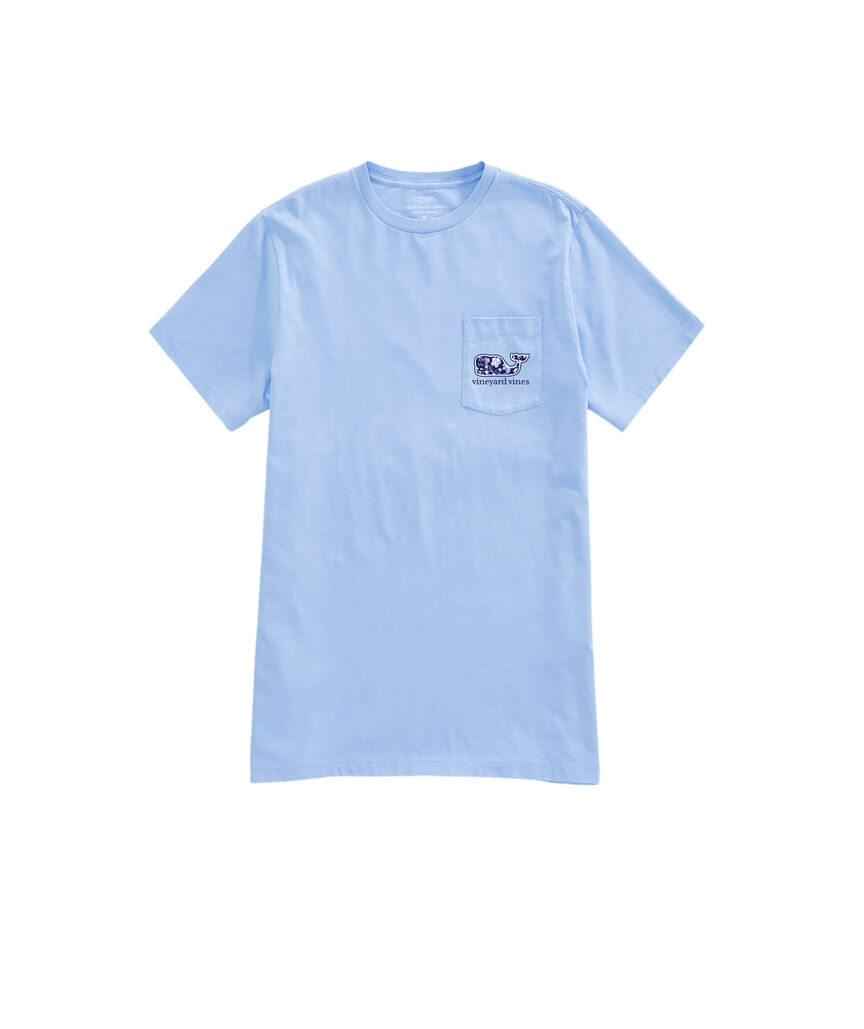OUTLET Thalia Floral Whale Short-Sleeve Pocket Tee