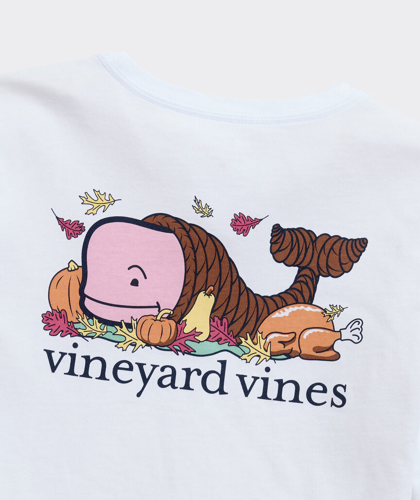 Girls' Cornucopia Whale Long-Sleeve Pocket Tee