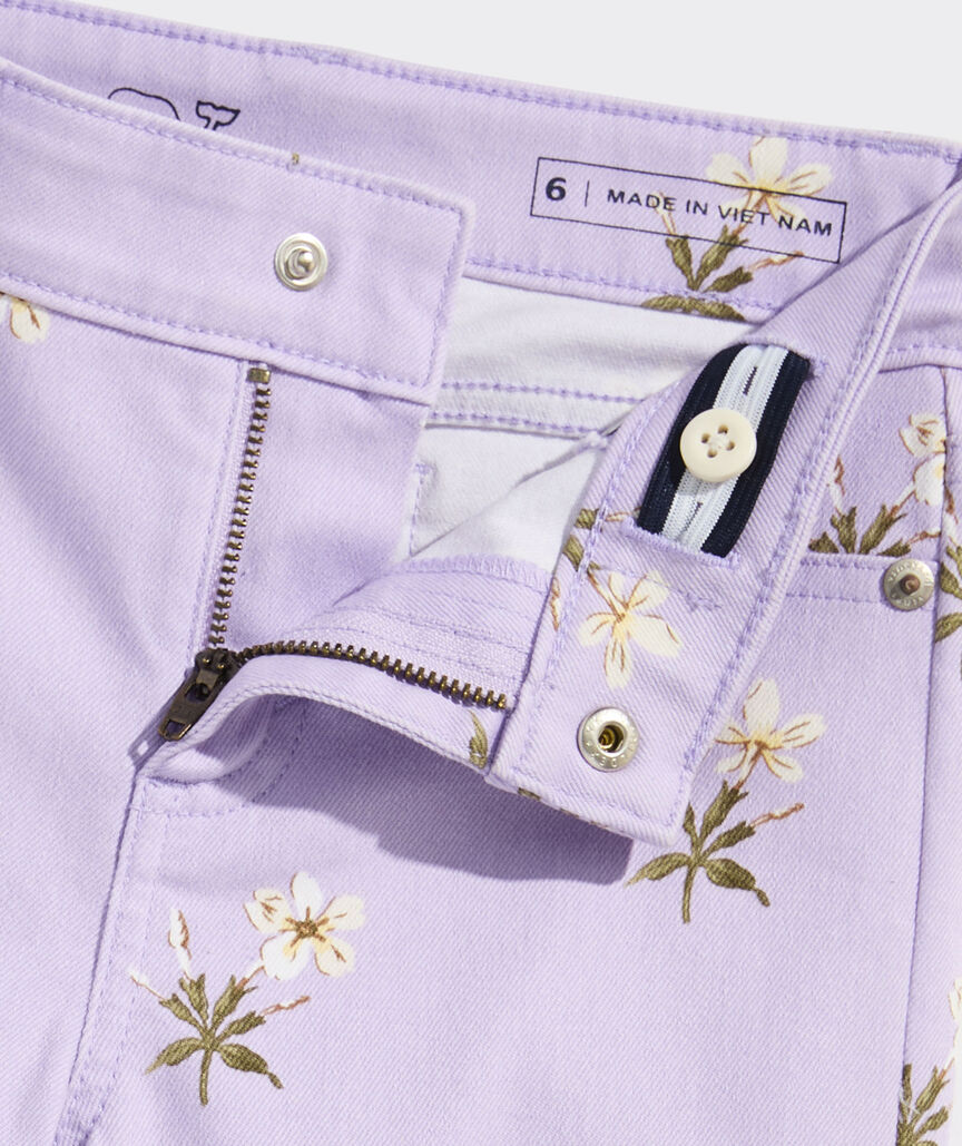 Girls' Garment-Dyed Wide-Leg Pants