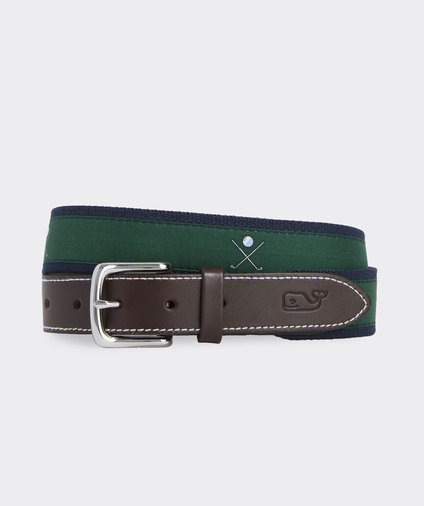 Golf Club Canvas Club Belt