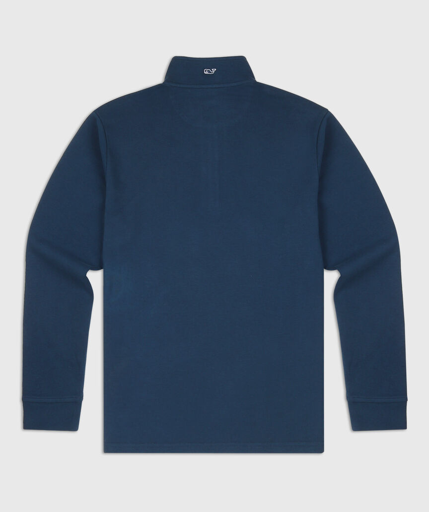OUTLET Plaid Jersey Half-Zip