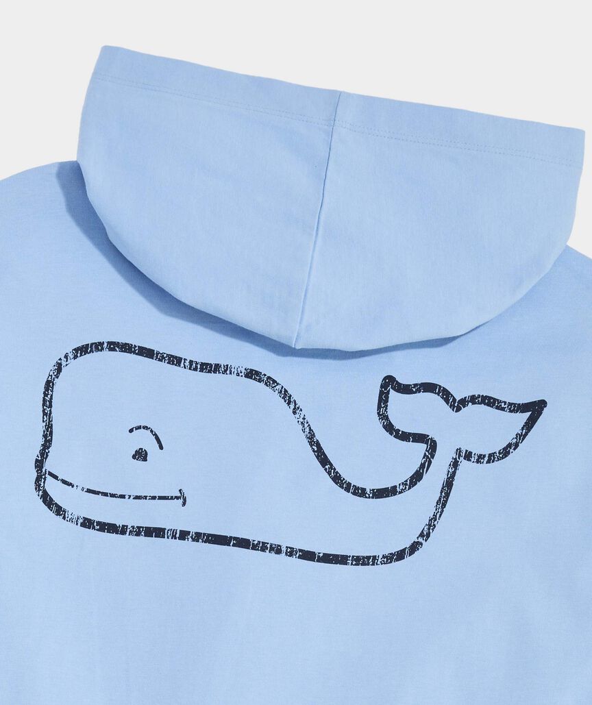 Vintage Whale Long-Sleeve Hoodie Tee