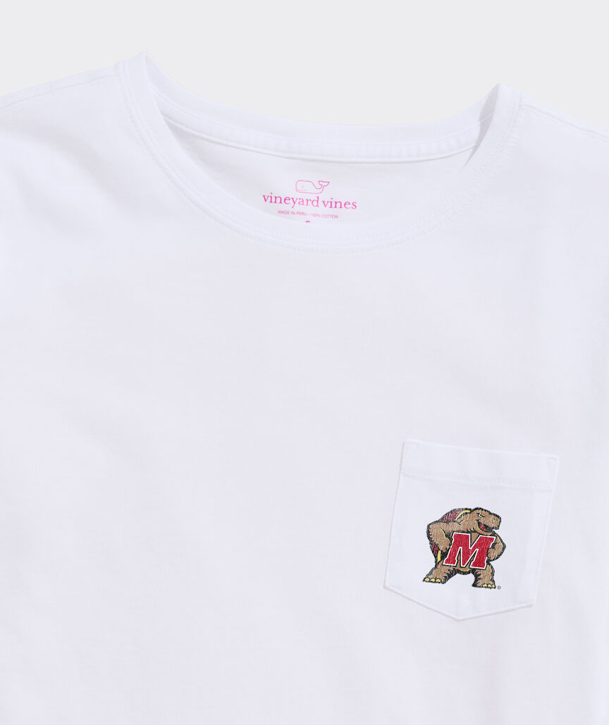 University of Maryland Women's Terrapin Long-Sleeve Pocket Tee