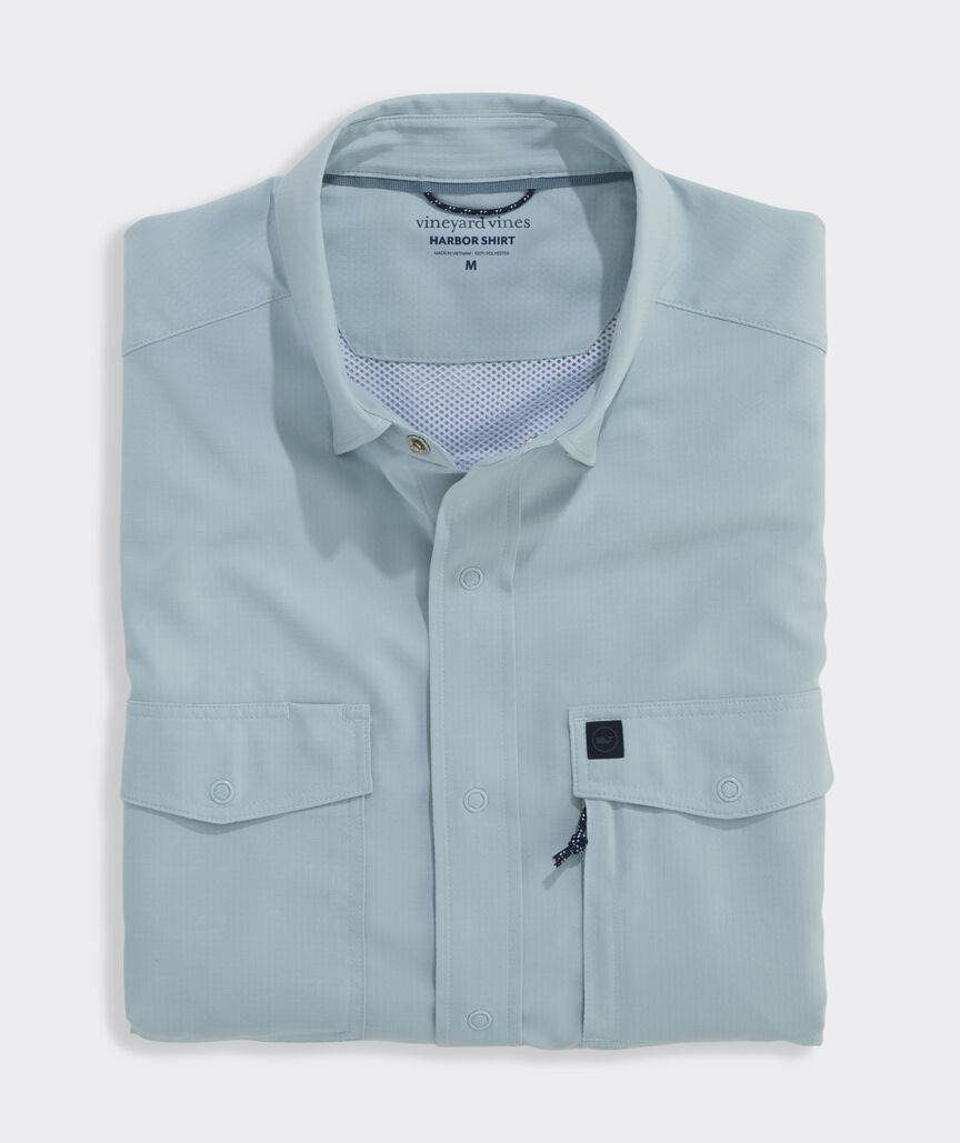 Performance Masthead Solid Short-Sleeve Harbor Shirt