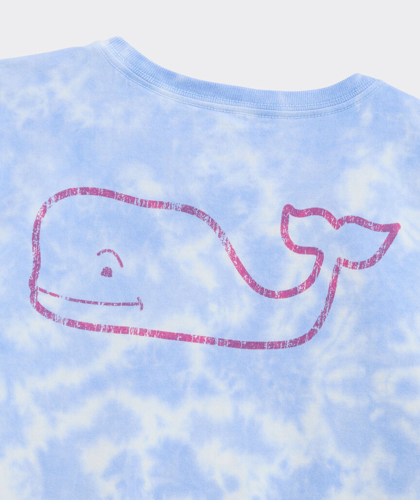 Girls' Vintage Whale Tie-Dye Short-Sleeve Tee